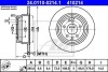 Тормозной диск задний невентилируемый ATE 24.0110-0214.1 (фото 1)