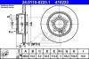 Тормозной диск задний невентилируемый ATE 24.0110-0223.1 (фото 1)