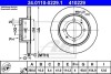 Тормозной диск задний невентилируемый ATE 24.0110-0229.1 (фото 1)