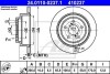 Тормозной диск задний невентилируемый ATE 24.0110-0237.1 (фото 1)