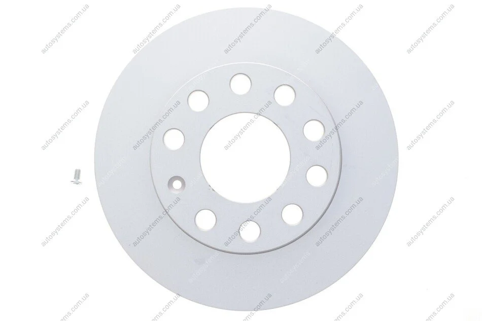 Диск гальмівний (задній) Audi A4 00-09/Seat Exeo 08- (245x10) (з покриттям) (повний) ATE 24.0110-0261.1 (фото 1)