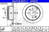 Тормозной диск задний невентилируемый ATE 24.0110-0317.1 (фото 1)