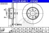 Тормозной диск задний невентилируемый ATE 24.0110-0349.1 (фото 1)