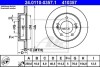 Тормозной диск задний невентилируемый ATE 24.0110-0357.1 (фото 1)