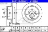 Тормозной диск задний невентилируемый ATE 24.0110-0384.1 (фото 1)