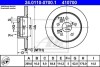 Тормозной диск задний невентилируемый ATE 24.0110-0700.1 (фото 1)