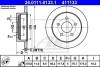 Тормозной диск задний невентилируемый ATE 24.0111-0133.1 (фото 1)