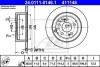 Тормозной диск задний невентилируемый ATE 24.0111-0146.1 (фото 1)