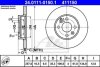 Тормозной диск задний невентилируемый ATE 24.0111-0150.1 (фото 1)