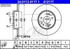 Тормозной диск передний невентилируемый ATE 24.0112-0117.1 (фото 1)