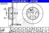 Тормозной диск передний невентилируемый ATE 24.0112-0126.1 (фото 1)