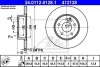 Тормозной диск передний невентилируемый ATE 24.0112-0128.1 (фото 1)