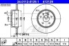 Тормозной диск задний невентилируемый ATE 24.0112-0129.1 (фото 1)