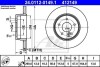 Тормозной диск задний невентилируемый ATE 24.0112-0149.1 (фото 1)