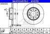 Тормозной диск задний невентилируемый ATE 24.0112-0170.1 (фото 1)