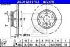 Тормозной диск задний невентилируемый ATE 24.0112-0175.1 (фото 1)