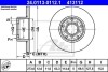 Тормозной диск передний невентилируемый ATE 24.0113-0112.1 (фото 1)