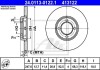 Тормозной диск передний невентилируемый ATE 24.0113-0122.1 (фото 1)