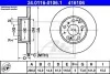 Тормозной диск передний невентилируемый ATE 24.0116-0106.1 (фото 1)