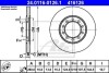 Тормозной диск задний невентилируемый ATE 24.0116-0126.1 (фото 1)