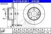 Тормозной диск задний невентилируемый ATE 24.0116-0129.1 (фото 1)