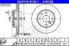 Тормозной диск передний вентилируемый ATE 24.0116-0130.1 (фото 1)