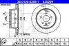 Тормозной диск задний вентилируемый ATE 24.0120-0209.1 (фото 1)