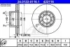 Тормозной диск передний вентилируемый ATE 24.0122-0116.1 (фото 1)