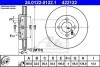 Тормозной диск передний вентилируемый ATE 24.0122-0122.1 (фото 1)