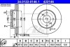 Тормозной диск передний вентилируемый ATE 24.0122-0146.1 (фото 1)