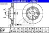 Тормозной диск задний вентилируемый ATE 24.0122-0242.1 (фото 1)