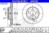 Тормозной диск передний вентилируемый ATE 24.0124-0129.1 (фото 1)