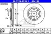 Тормозной диск передний вентилируемый ATE 24.0124-0139.1 (фото 1)