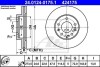 Тормозной диск передний вентилируемый ATE 24.0124-0175.1 (фото 1)