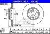 Тормозной диск передний вентилируемый ATE 24.0124-0223.1 (фото 1)