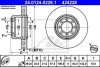 Тормозной диск задний вентилируемый ATE 24.0124-0228.1 (фото 1)