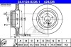 Тормозной диск задний вентилируемый ATE 24.0124-0236.1 (фото 1)