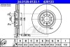 Тормозной диск передний вентилируемый ATE 24.0125-0123.1 (фото 1)