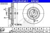 Тормозной диск передний вентилируемый ATE 24.0125-0140.1 (фото 1)