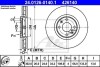 Тормозной диск передний вентилируемый ATE 24.0126-0140.1 (фото 1)