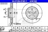 Диск гальмівний передн лів/прав TOYOTA AVENSIS, VERSO 2.0D/2.2D 11.08-10.18 ATE 24.0126-0160.1 (фото 1)
