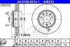 Тормозной диск передний вентилируемый ATE 24.0128-0214.1 (фото 1)