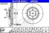 Тормозной диск передний вентилируемый ATE 24.0128-0224.1 (фото 1)