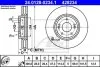 Тормозной диск передний вентилируемый ATE 24.0128-0234.1 (фото 1)