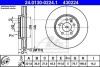 Тормозной диск передний вентилируемый ATE 24.0130-0224.1 (фото 1)