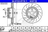 Тормозной диск передний вентилируемый ATE 24.0132-0115.1 (фото 1)