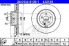 Тормозной диск передний вентилируемый ATE 24.0132-0139.1 (фото 1)