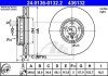 Гальмівний диск двосекційний ATE 24.0136-0132.2 (фото 1)