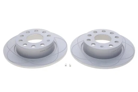 Диск гальмівний (задній) Audi A3//VW Caddy III 04-15/Skoda Octavia III/IV 03- (253x10) PowerDisc ATE 24.0310-0277.1