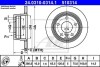 Тормозной диск задний невентилируемый ATE 24.0310-0314.1 (фото 1)